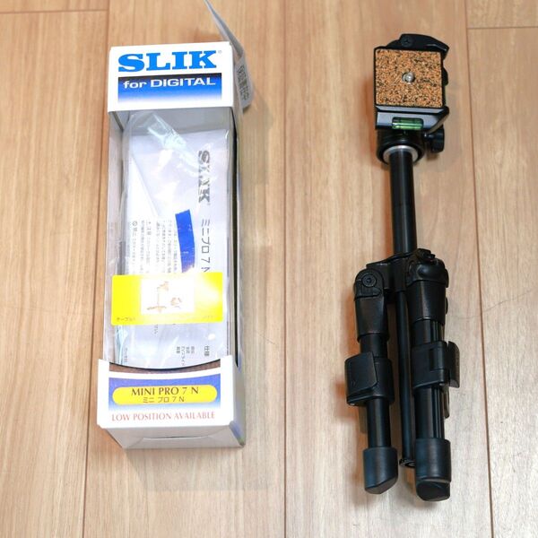 SLIK 三脚 ミニプロ 7 N 2段 卓上三脚 低位置対応