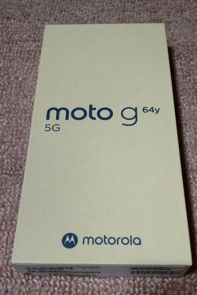 新品未開封 MOTOROLA moto g64y 5Gバニラクリーム
