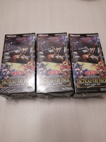 遊戯王 TACTICAL-TRY PACK 黒魔導 HERO 御巫 3BOX