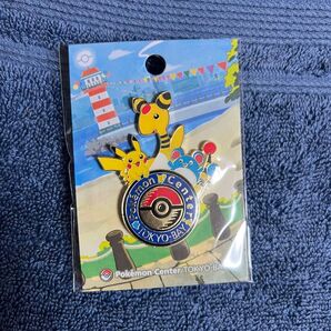 ポケモンセンタートウキョーベイリニューアルオープン記念ロゴピンズ1点