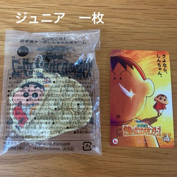 クレヨンしんちゃん ムビチケ ジュニア 小人 映画 超華麗!灼熱のカスカベダンサーズ 新品未使用 特典つき 削りなし
