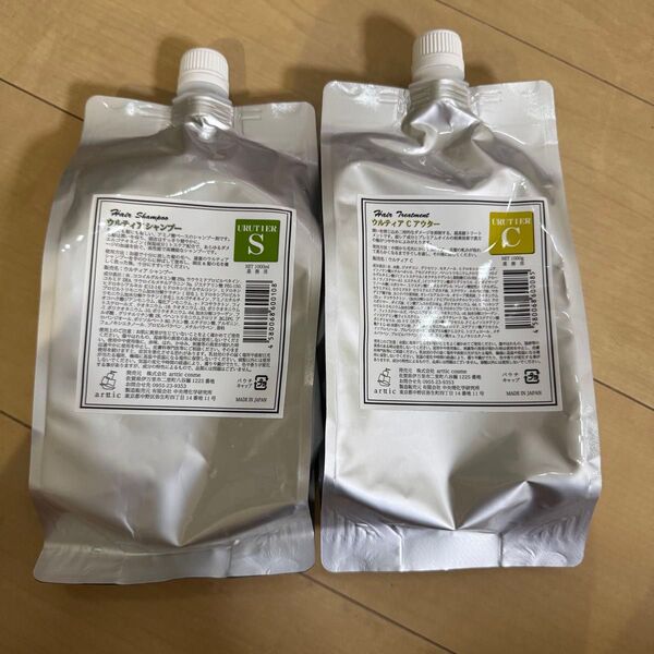 ウルティア URUTIER シャンプー S アウター C 1000g 1000ml セット売り 業務用 リフィル