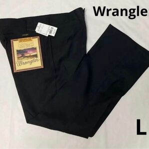 新品 ラングラー WRANGLER WRANCHER ランチャー ドレスパンツ スラック パンツ スタプレ 未使用 ブラック L