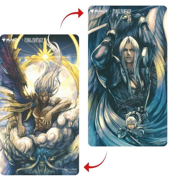 MTG 威名のソルジャー、セフィロス ウルトラプロ 両面プレイマット