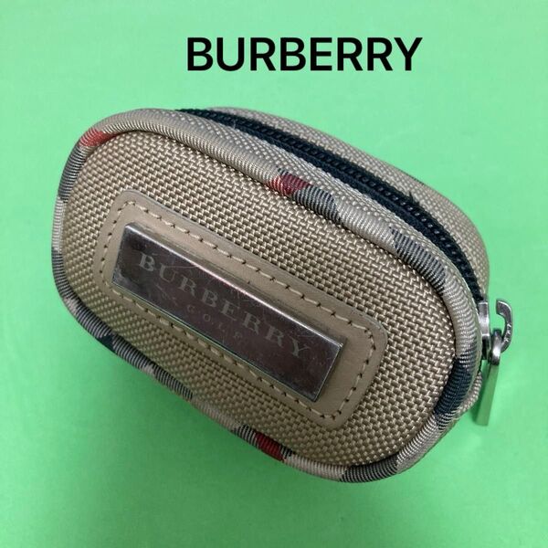 BURBERRY バーバリー ゴルフボールケース 2個用 ノバチェック