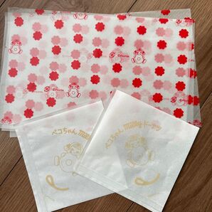 不二家 ペコちゃん 紙 包装紙 未使用セット