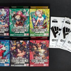 新品未開封 ワンピースカードゲーム スタートデッキ 6種各1個セット プロモパック付き