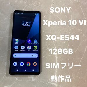 SONY Xperia 10 VI XQ-ES44 6.1インチ メモリー6GB ストレージ128GB ブラック SIMフリー
