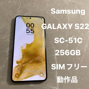 Samsung GALAXY S22 SC-51C 6.1インチ メモリー8GB ストレージ256GB ブラック ドコモ 動作品