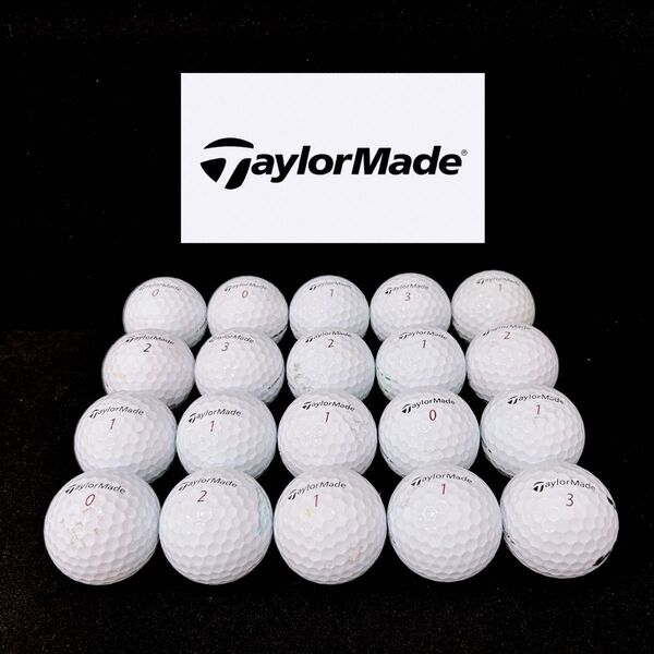 【29】Bランク●テーラーメイド●TaylorMade●ロストボール●ゴルフボール●ツアーレスポンス●20個●洗浄済