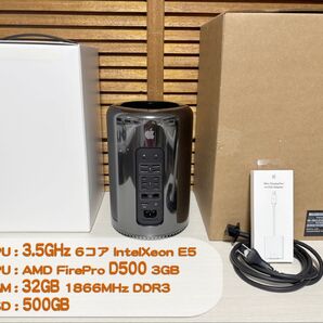 Mac Pro(Late 2013) 3.5GHz・32GB・500GB