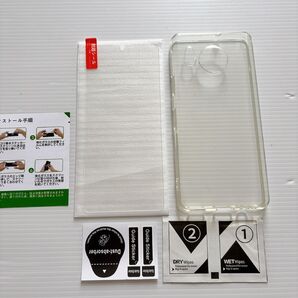 AQUOS Sense7 クリアケースとガラスフィルム1枚のセット アクオス AQUOS