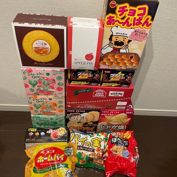お菓子詰め合わせ バームクーヘン アップルパイ ゼリー飲料は凍らせて熱中症対策に!120サイズの大容量 セットD