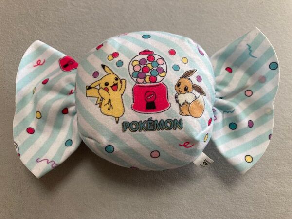 ポケモン ポケットモンスター キャンディ型ぬいぐるみポーチ 水色 ピカチュウ