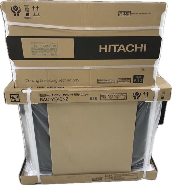 新品 日立 エアコン 14畳 ハイグレード 掃除機能 200V 白くまくん YFシリーズ RAS-YF40N2 2023年モデル