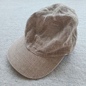 nine tailor ナインテイラー poir cap 和紙 キャップ 帽子 ベージュ 日本製 古着