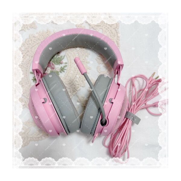 Razer Kraken Quartz Pink ゲーミングヘッドセット