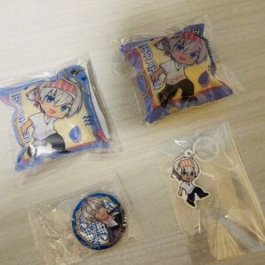 にじさんじ くら寿司 キーホルダー 缶バッジ セット イブラヒム