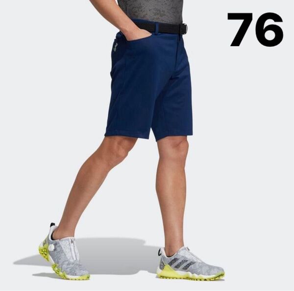 アディダス ゴルフパンツ メンズ ハーフパンツ adidas GOLF PLAY GREEN ストレッチ ショートパンツ 76
