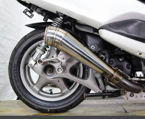 マジェスティ125メガホンマフラー