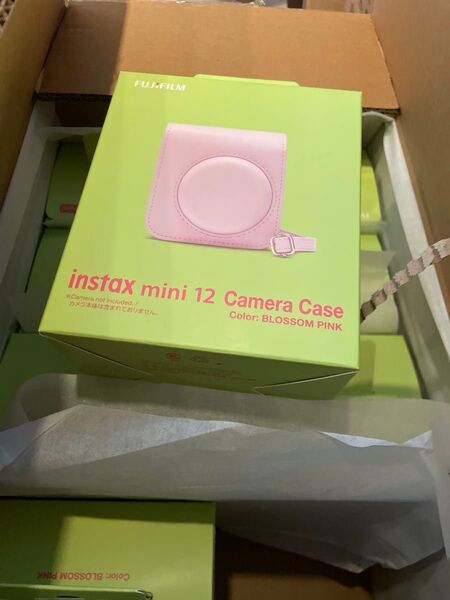 【新品未開封】FUJIFILM instax mini12 ブルー10個 ピンク10個 チェキ専用カメラケース 合計20個セット