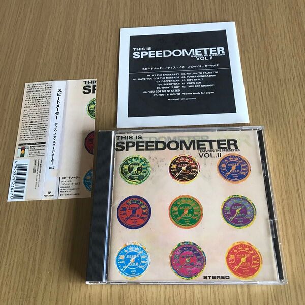 ディス・イズ・スピードメーターVol.2 国内盤CD This Is Speedmeter Vol.Ⅱ