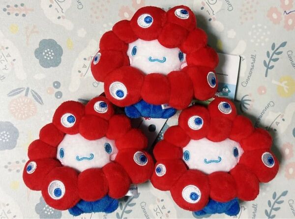 カテヘン可能!サンリオキャラクターズ ミャクミャクなりきりぬいぐるみBC シナモロール カラビナ付き