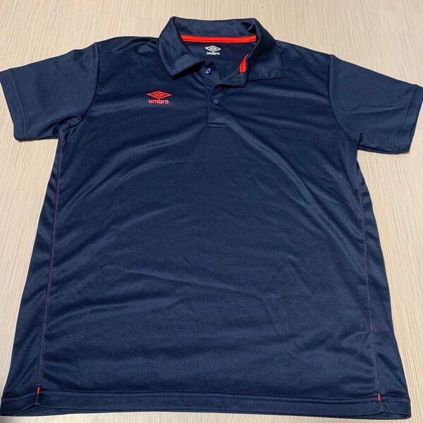 umbro ネイビー ポロシャツ アンブロ紺 メンズ L