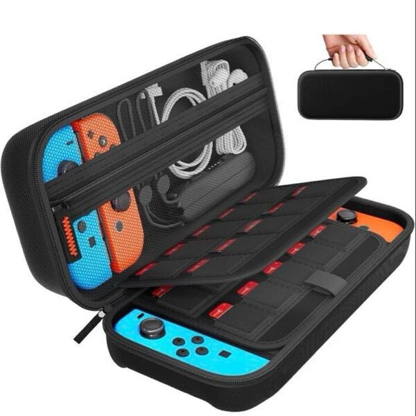 【Switch/Switch有機elモデル対応】Daydayup ケース スイッチ Switch 収納バッグ 大容量 カード20枚