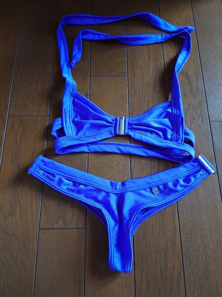 wicked weasel クリップ着脱トップ&ボトムパープルビキニ水着