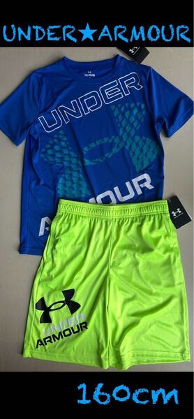 新品タグ付 160㎝アンダーアーマーUNDERARMOUR Tシャツ&パンツ