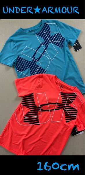 新品タグ付 160㎝アンダーアーマーUNDERARMOUR Tシャツ2枚組