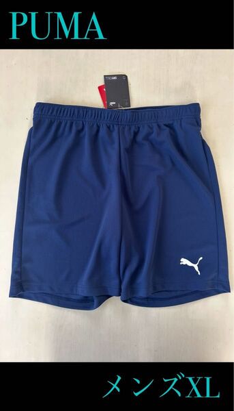 新品タグ付き メンズXL PUMAプーマ プラクティスパンツ ネイビー