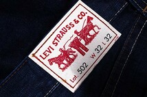 Levi's リーバイス NE502-0906 Ne Classic Jeans ローライズ レギュラーフィット ストレート デニムパンツ W32_画像4