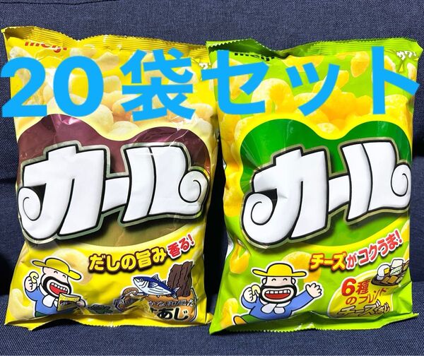 カール 20袋 お味の組み合わせは3パターンから選択! チーズ味、うすあじ