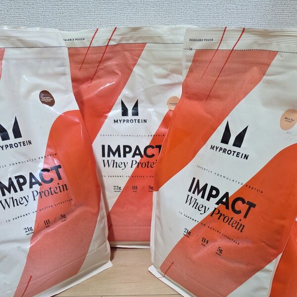 マイプロテイン IMPACTWHEY 2.5kg x 3 7.5kg ナチュラルチョコレート ヨーグルト ミルクティー