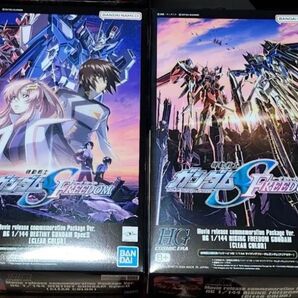 ガンプラ HG ライジングフリーダムガンダム デスティニーガンダムSpecⅡ 劇場版公開記念パッケージ クリアカラー 未組立