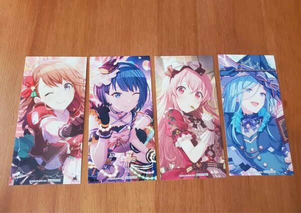 プロジェクトセカイ カラフルステージ! feat. 初音ミク 箔押しイラストカード モアジャン 花里みのり 桃井愛莉 桐谷遥 雫