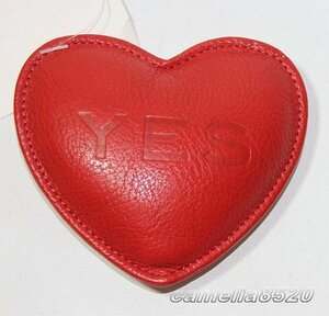 Marc Jacobs Mark Jacobs Heart Yes / No пресс-папье красный кожа натуральная кожа не использовался экспонирование образец товар AB0156