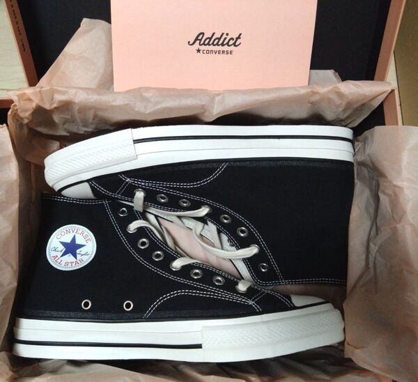 28.0cm CONVERSE ADDICT CHUCK TAYLOR CANVAS HI BLACK コンバースアディクト 黒