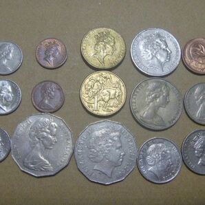 オーストラリア 古銭 15種 硬貨 外国貨幣 コイン 外国銭 セット まとめ売り