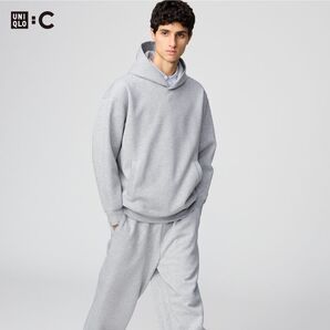 ユニクロ C: スウェットワイドパンツ S