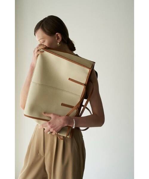 CLANE クラネ#CANVAS BOX TOTE BAG トートバッグ
