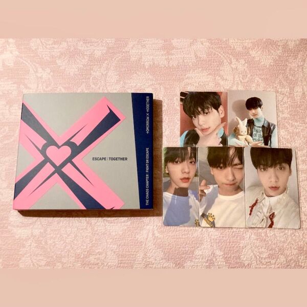 TXT SOOBIN#FIGHT OR ESCAPE TOGETHER ver. アルバム+スビン トレカ
