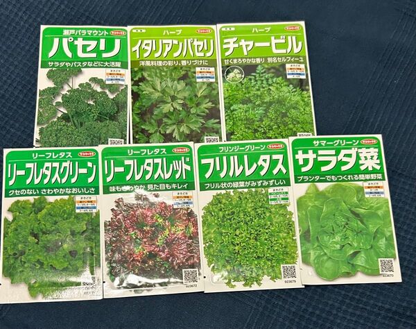 野菜の種 レタス&ハーブ