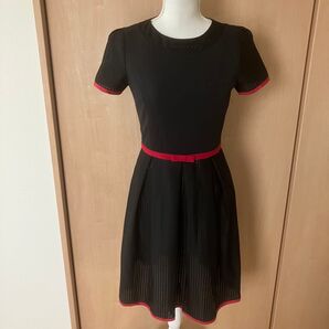 ★ 試着品 9号 黒 ユニフォーム ワンピース制服 ★小悪魔系 観光大使 受付嬢