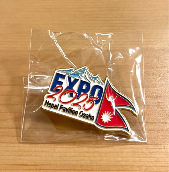 【新品未開封品】ネパール館 パビリオン ピンバッジ 大阪万博 関西万博 EXPO2025
