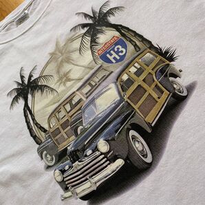 Tシャツ anvilクラシックカープリント Sサイズ 半袖