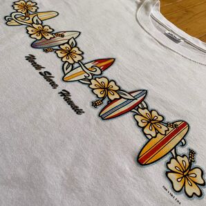 Tシャツ anvil north shore Hawaiiプリント柄 Sサイズ