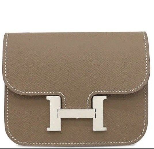 美品 HERMES エルメス コンスタンススリム エトゥープ
